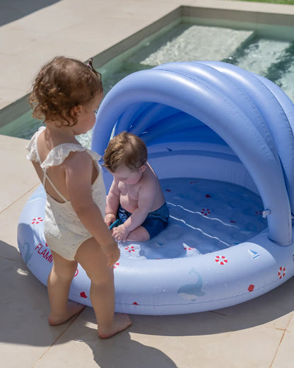 Mini piscina infantil con toldo para jardín – LAGUNA