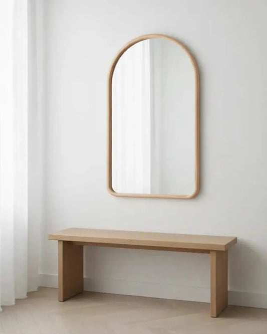 Espejo de pared arqueado madera - IONA