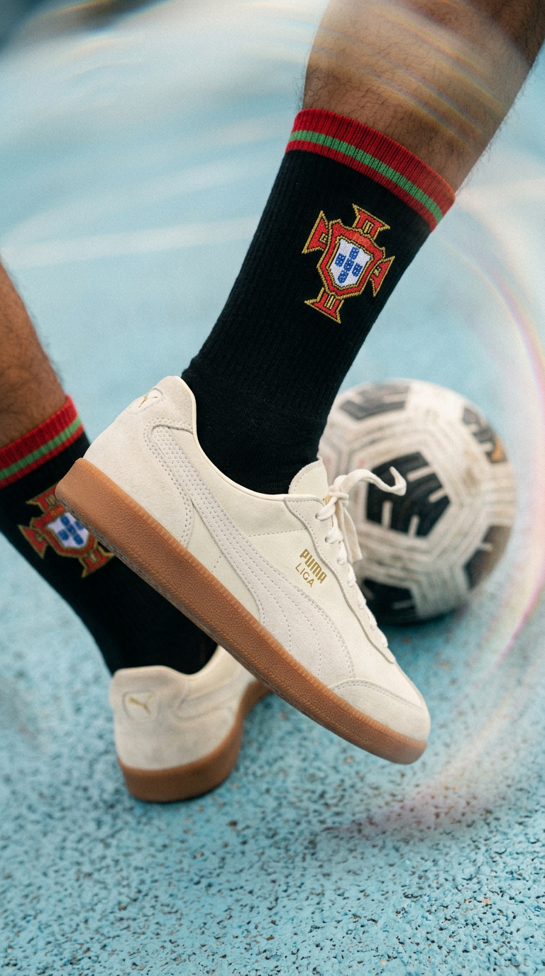 Coffret de Chaussettes Portugal FPF « Blason »