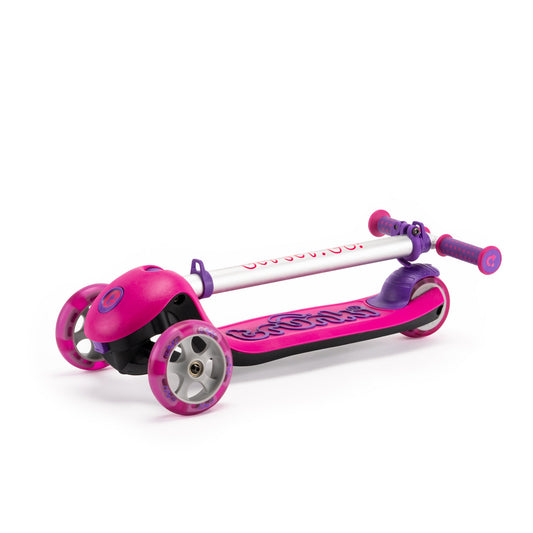 Trunki Trottinette pliante à 3 roues - Large 4-7 ans (Rose)