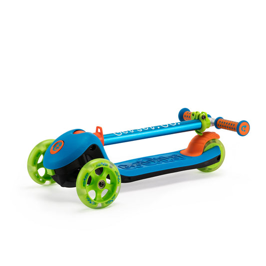 Trunki Trottinette pliante à 3 roues - Petite 2-5 ans (Bleue)