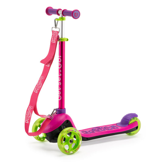 Trunki Trottinette pliante à 3 roues - Petite 2-5 ans (Rose)