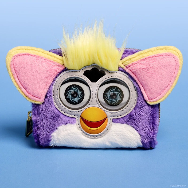 Portefeuille zippé lenticulaire Furby Plush Cosplay
