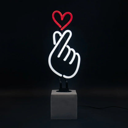 Finger Heart Neon Lamp