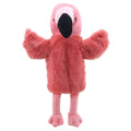 Marionnette Peluche Flamant Rose