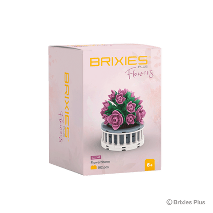 BRIXIES Plus Mini Flower "Flower Charm"