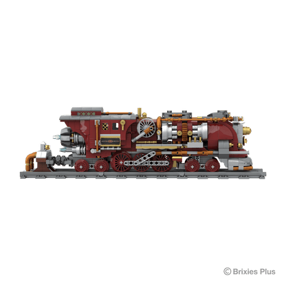 BRIXIES Plus  Steampunk Flying Train