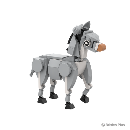 BRIXIES Plus Farmbuddies Esel / Donkey