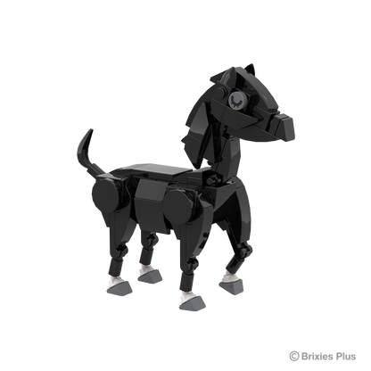 BRIXIES Plus Farmbuddies Pferd schwarz / Horse black