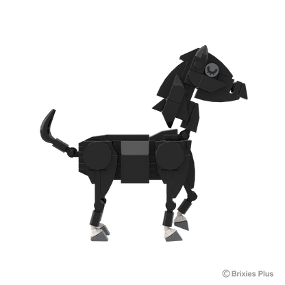 BRIXIES Plus Farmbuddies Pferd schwarz / Horse black