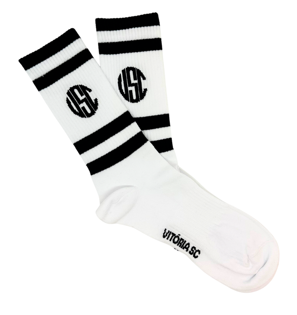 Chaussettes Vitória SC « Vintage Blanc » - Chulé