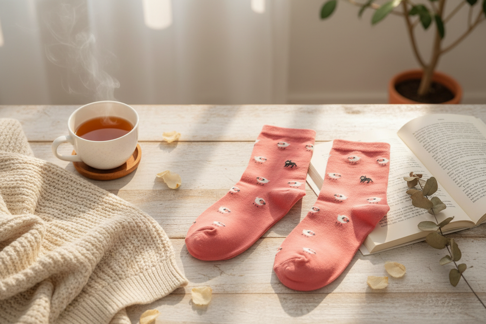 Chaussettes Moutons et Loups