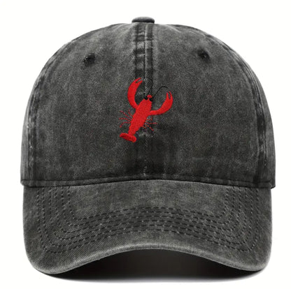 Embroidered Lobster Cap