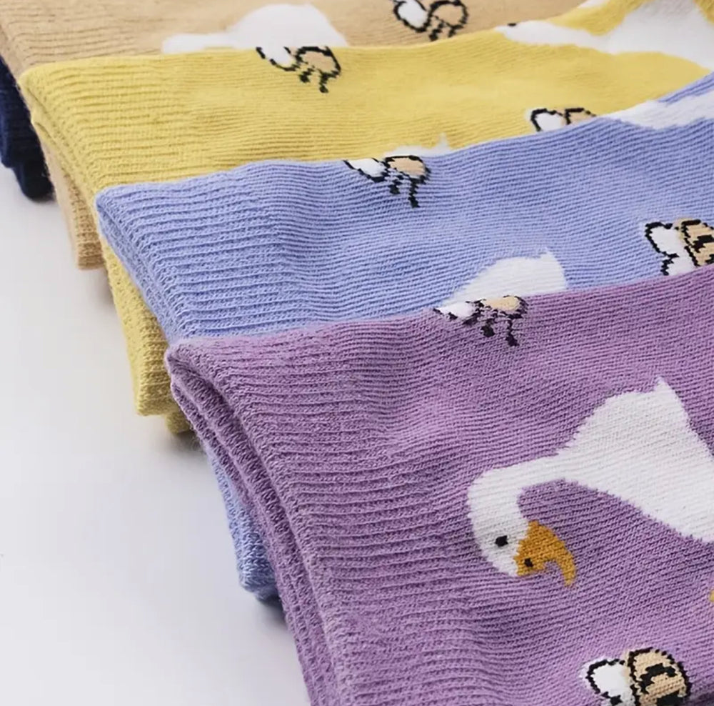Ducks and Bees Socks