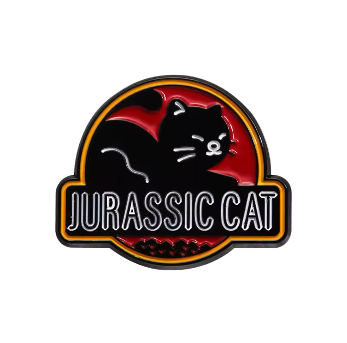 "Jurassic Cat" Cat Pin