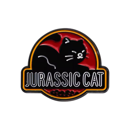"Jurassic Cat" Cat Pin