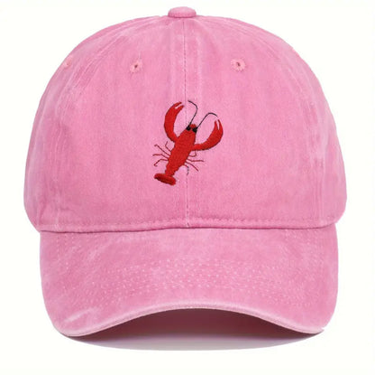 Embroidered Lobster Cap