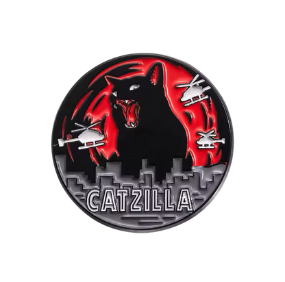 Catzilla Cat Pin