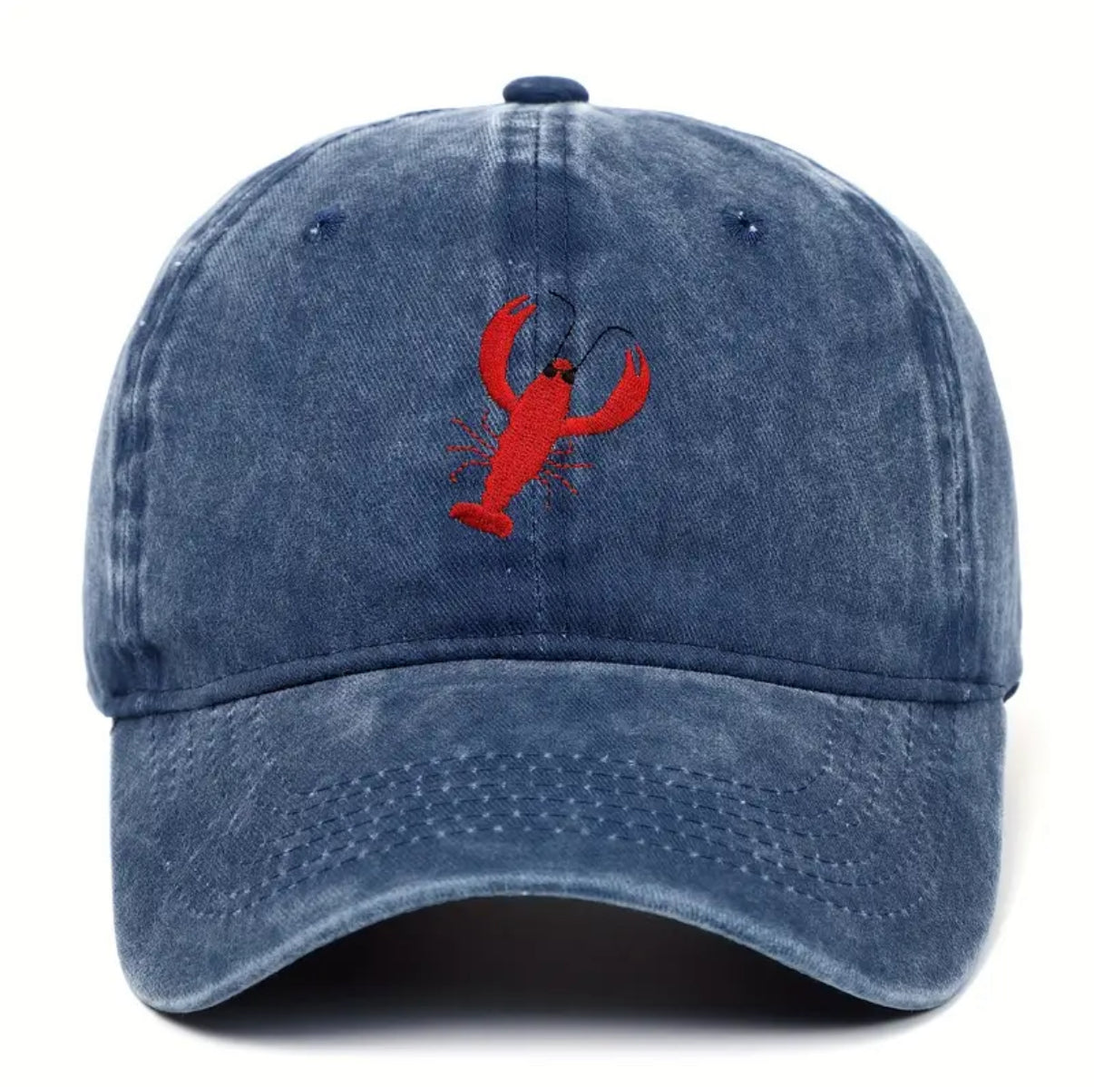 Embroidered Lobster Cap