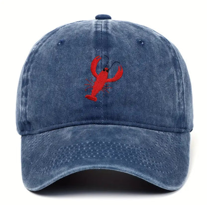 Embroidered Lobster Cap