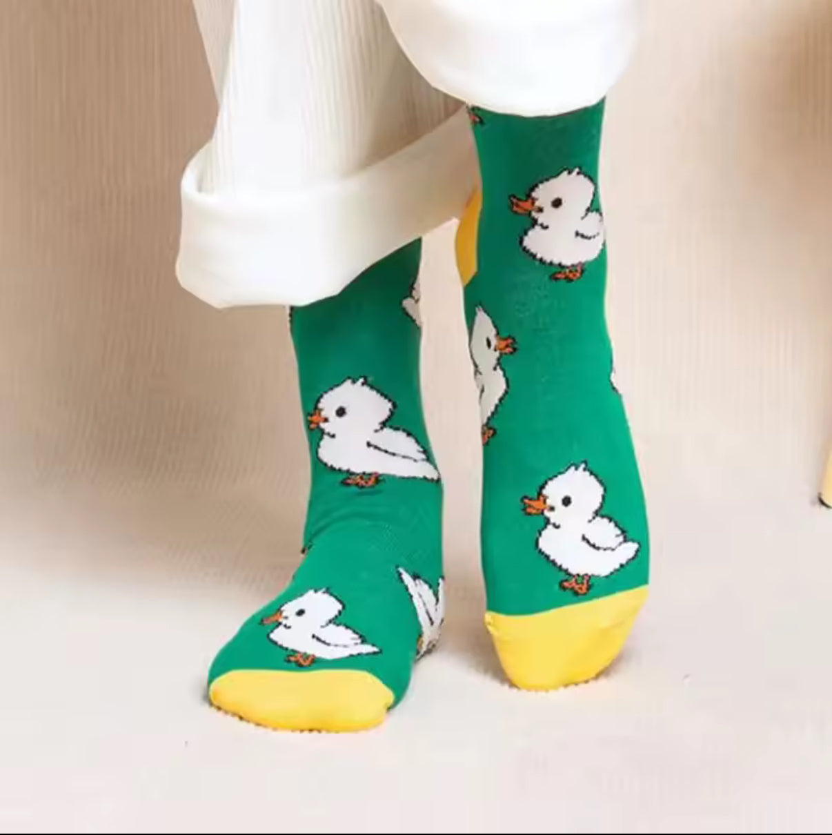 Chaussettes Canard Blanc