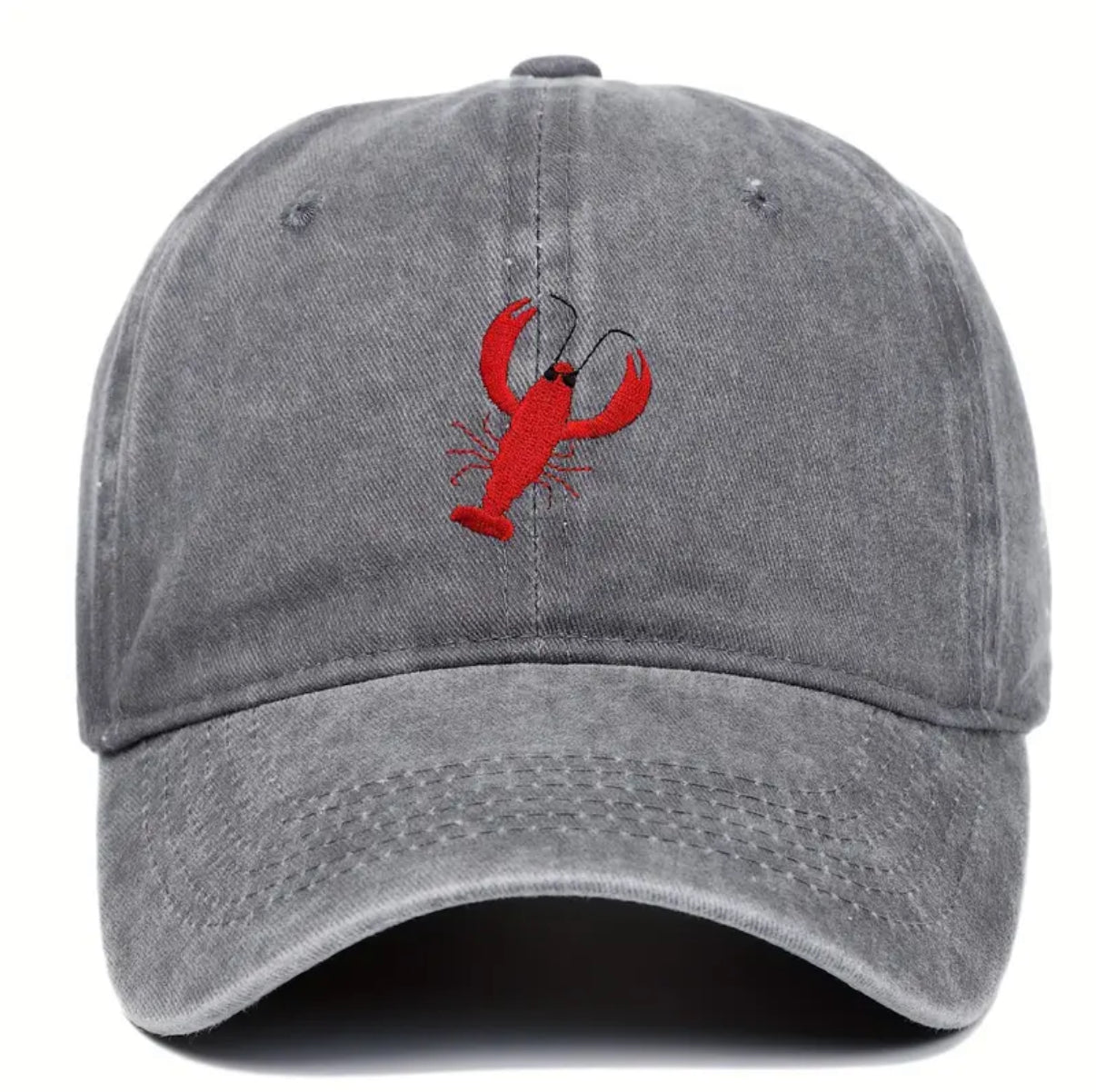 Embroidered Lobster Cap