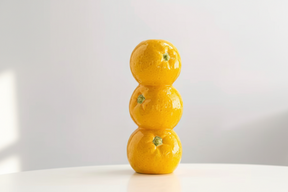 Vase of Oranges