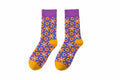 Purple Mosaic Socks