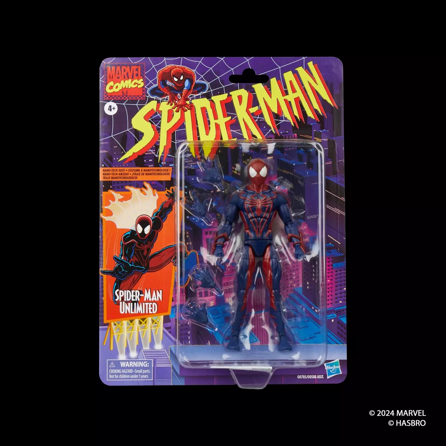 marvel legends series spider man unlimited hasbro