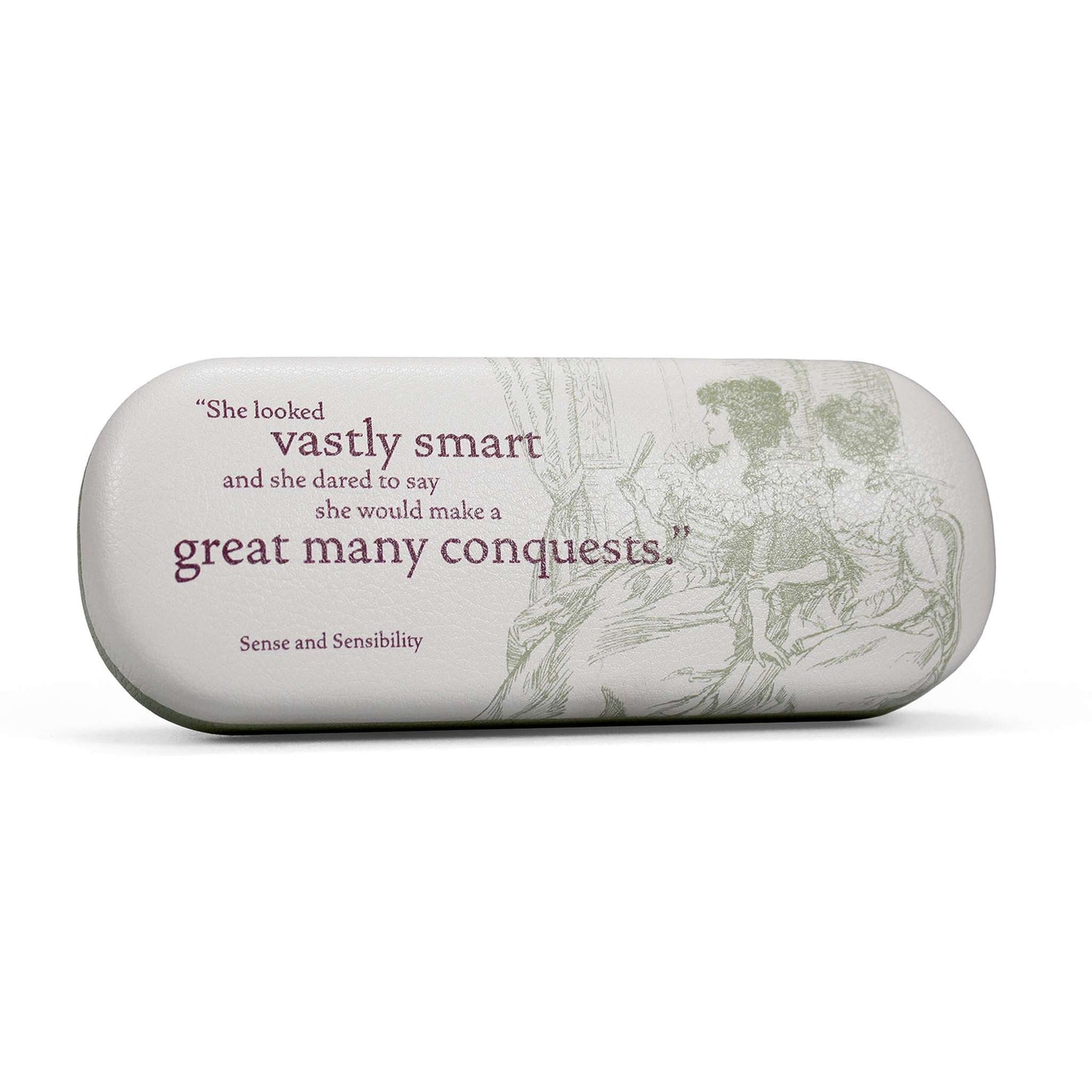 Étui à lunettes Jane Austen - rigide Pulteney Press