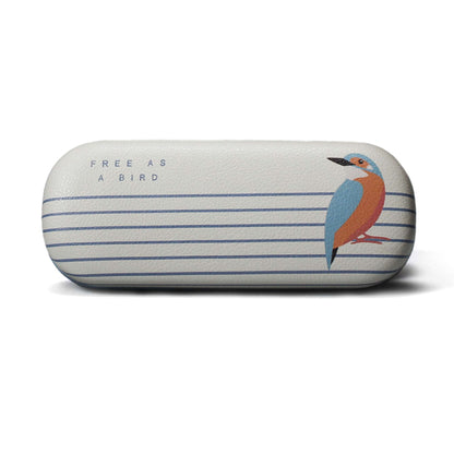 RSPB Free as a Bird Glasses Case - Kingfisher
