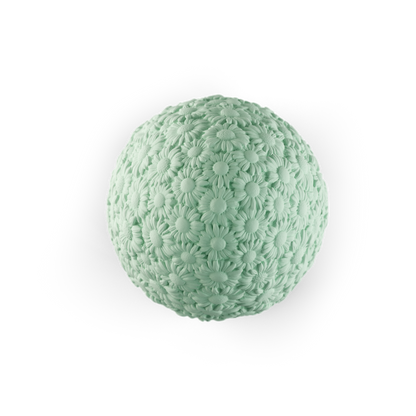 Green Daisy Lamp by Mark Newton for Goodnight Light - Modern LED table lamp for dining area