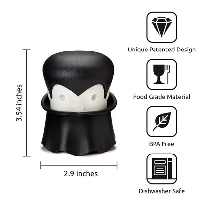 Gracula figurine by OTOTO, 3.54x2.9, food grade, BPA-free, dishwasher safe.