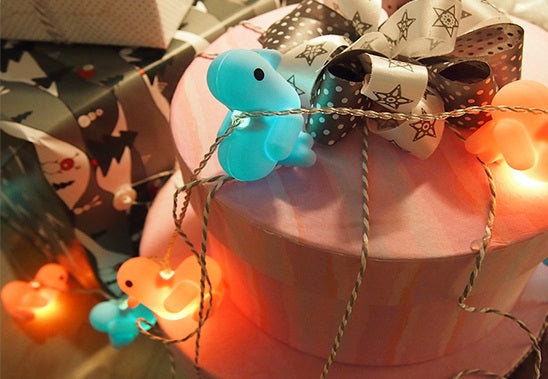 Enten-Lichterkette Baby