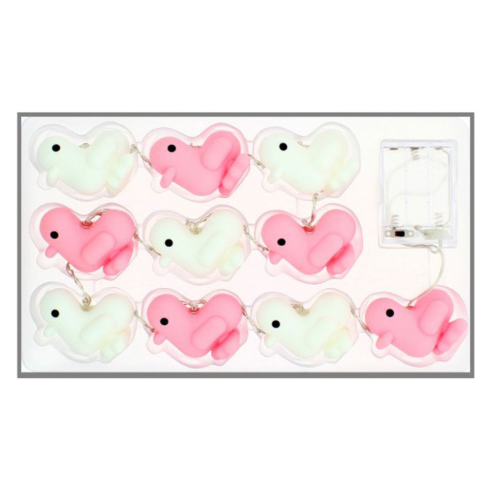 Roze eendjes lichtslinger