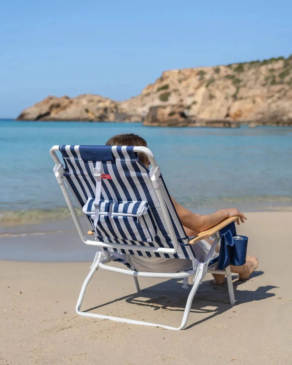 Silla de playa reclinable alta con nevera – LORELEI