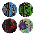 Set de 4 sous-verres métal imprimés Dungeons & Dragons