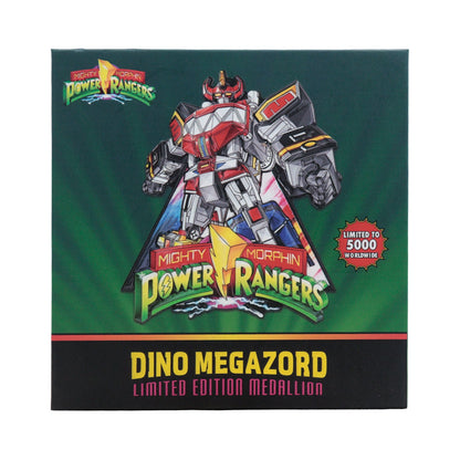 Emballage du médaillon Megazord Power Rangers en édition limitée par Fanattik – face avant
