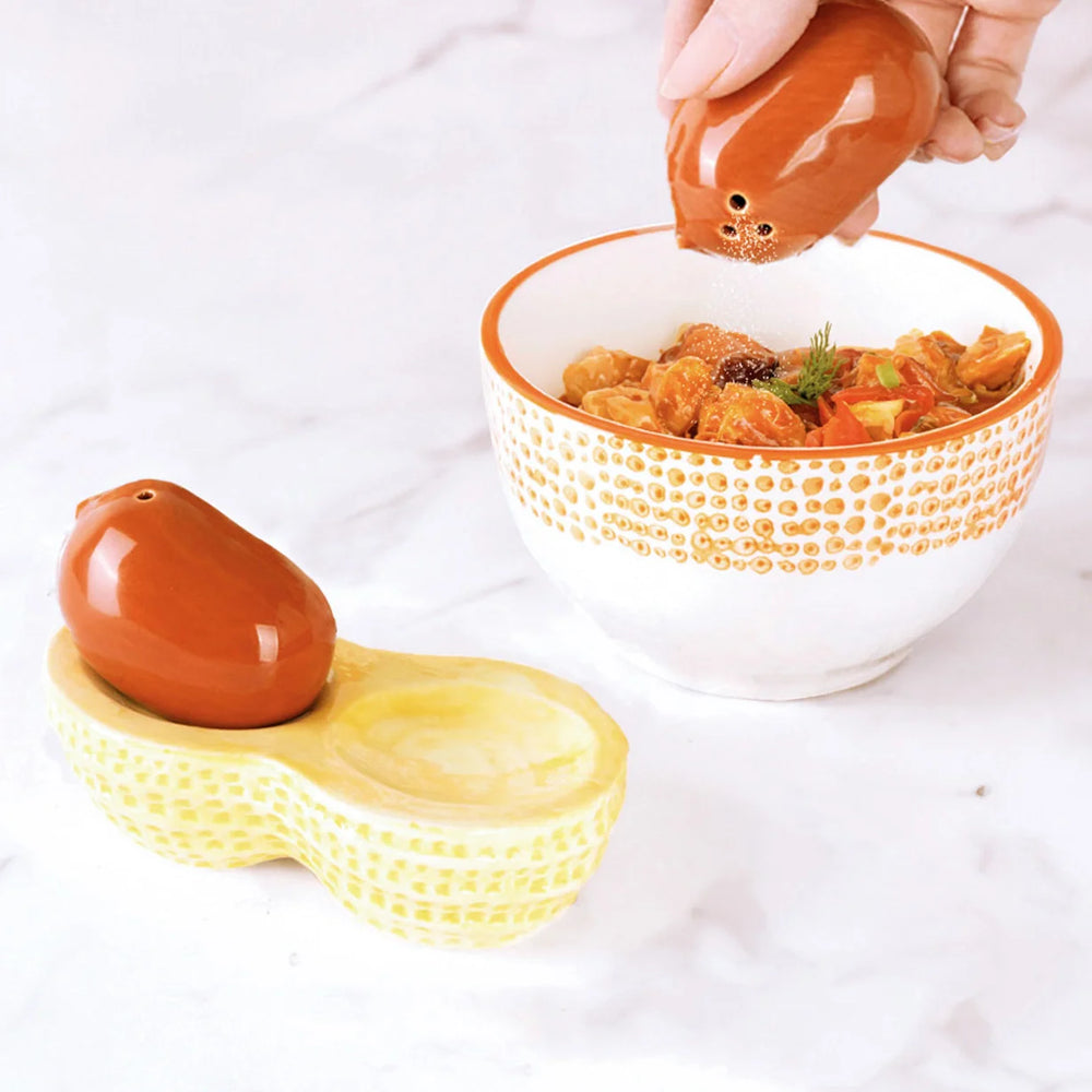 Salière et poivrière Cacahuètes