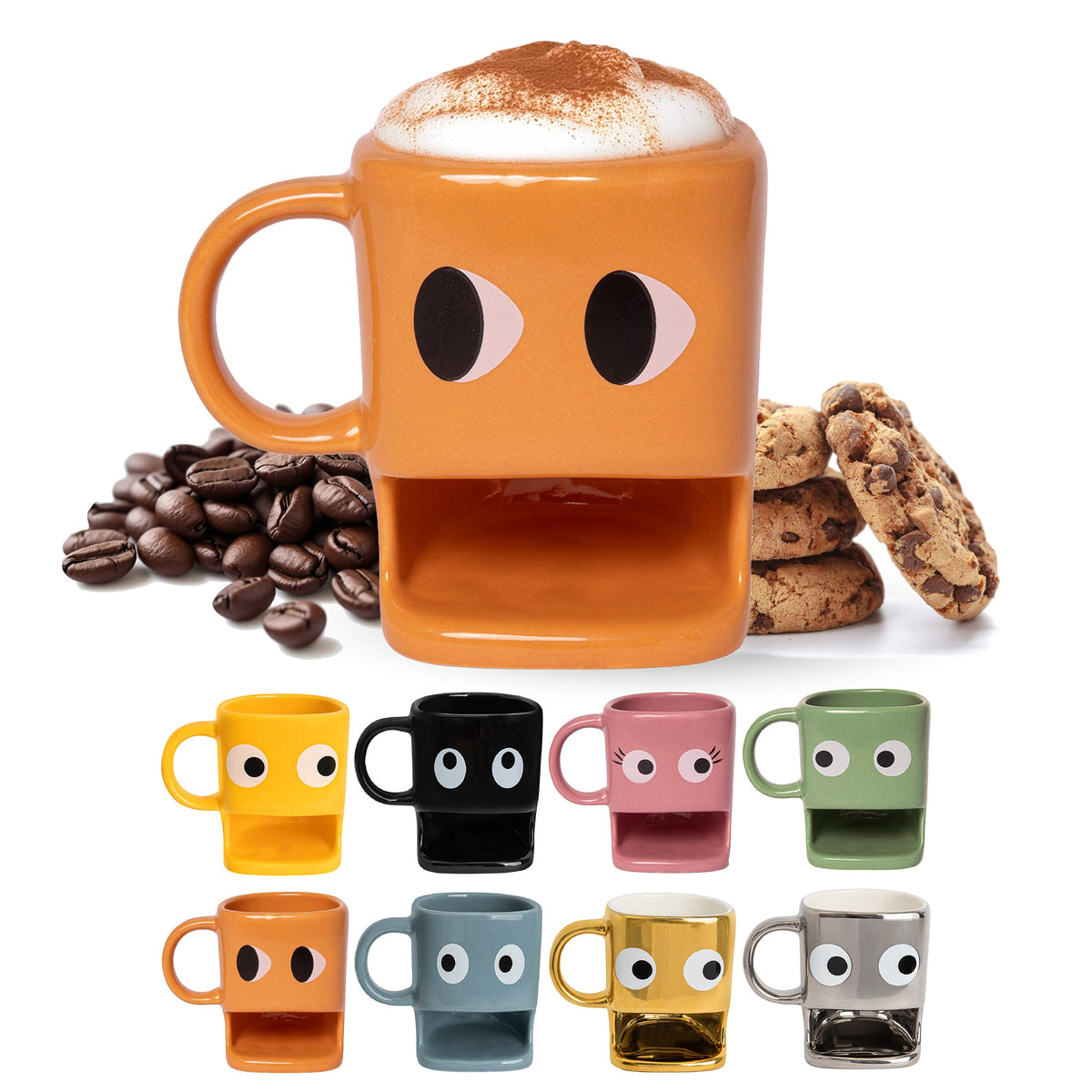 Mug à biscuits orange – 240 ml