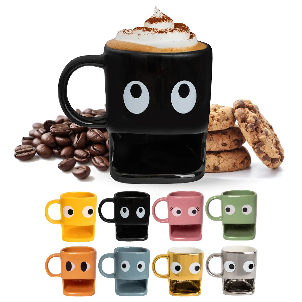 Tasse pour Biscuits Noire – Fisura – vue 2