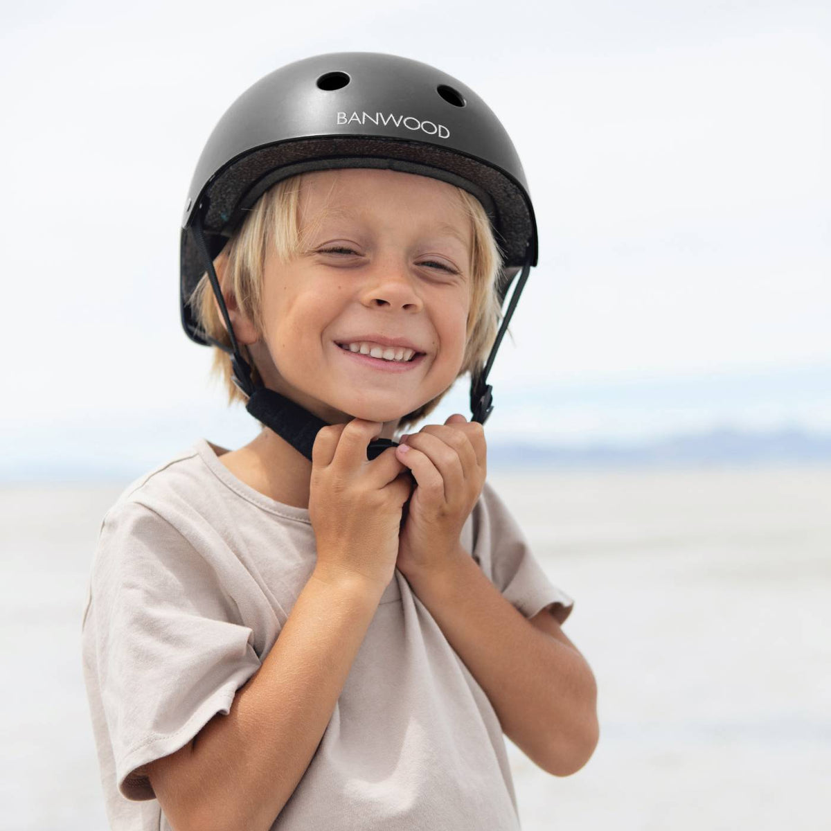 Casque Enfant - Noir Mat
