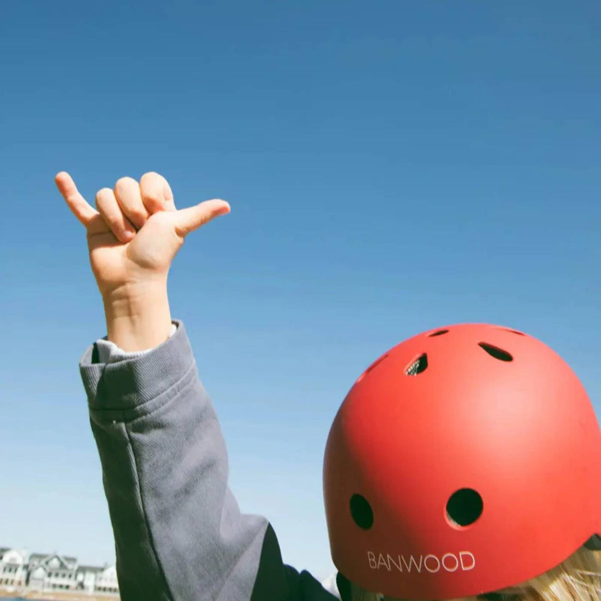Casque Enfant - Rouge Mat