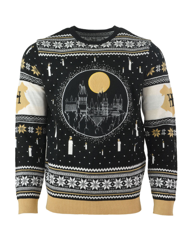 Harry Potter kersttrui - Zweinstein LED