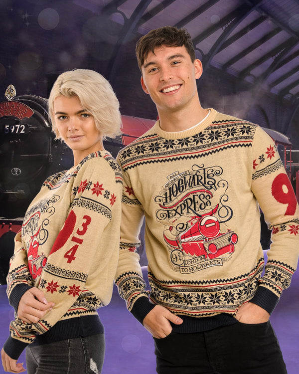 Pull de Noël Harry Potter - Poudlard Express
