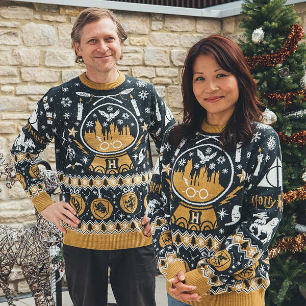 Pull de Noël Harry Potter - Boule à Neige