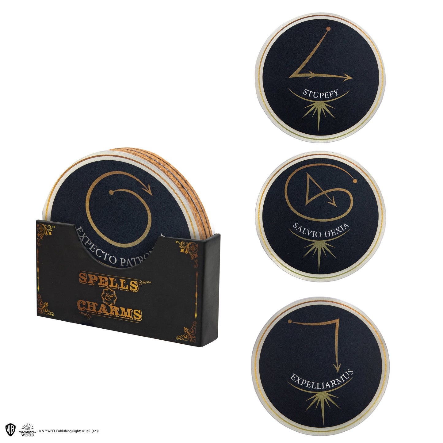 Set de 4 Sous-verres Sortilèges et Enchantements Série 1