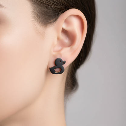 Duck Earrings