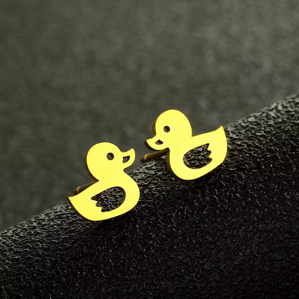 Duck Earrings