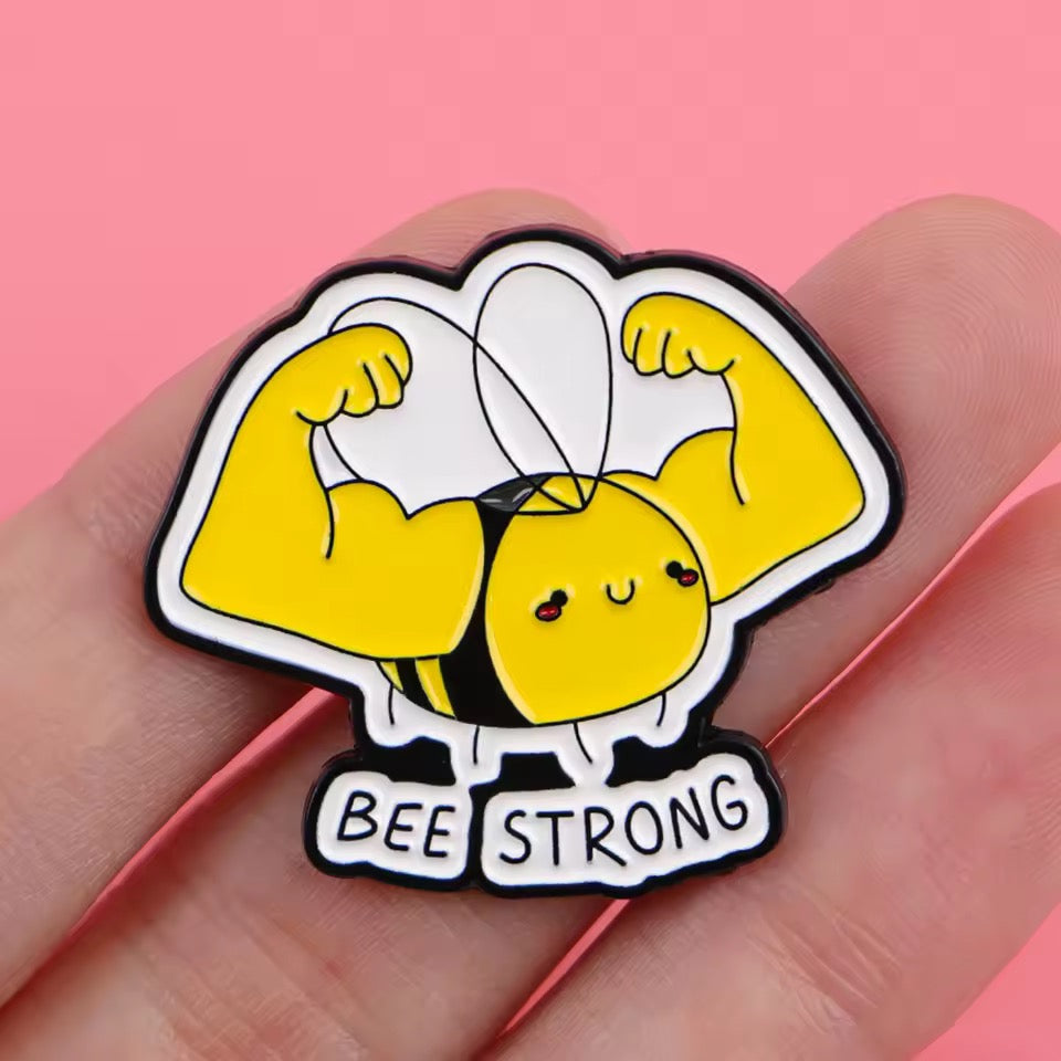 Pin's Abeille "Bee Strong”